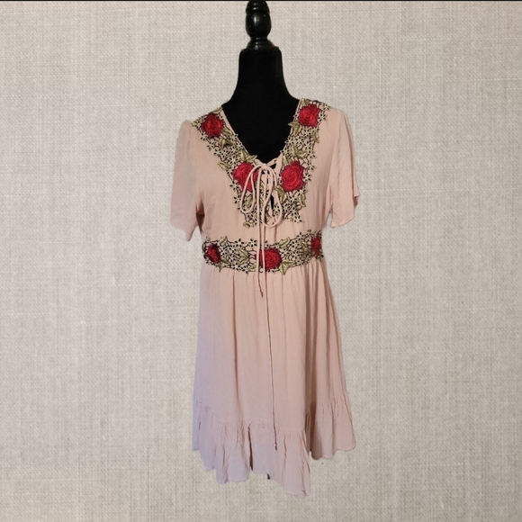 I Joah Dresses & Skirts - Bohemian Baby Doll Dress